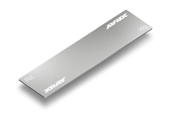 Stahlgewicht für Slim Akku Pack 35g rostfrei XRAY